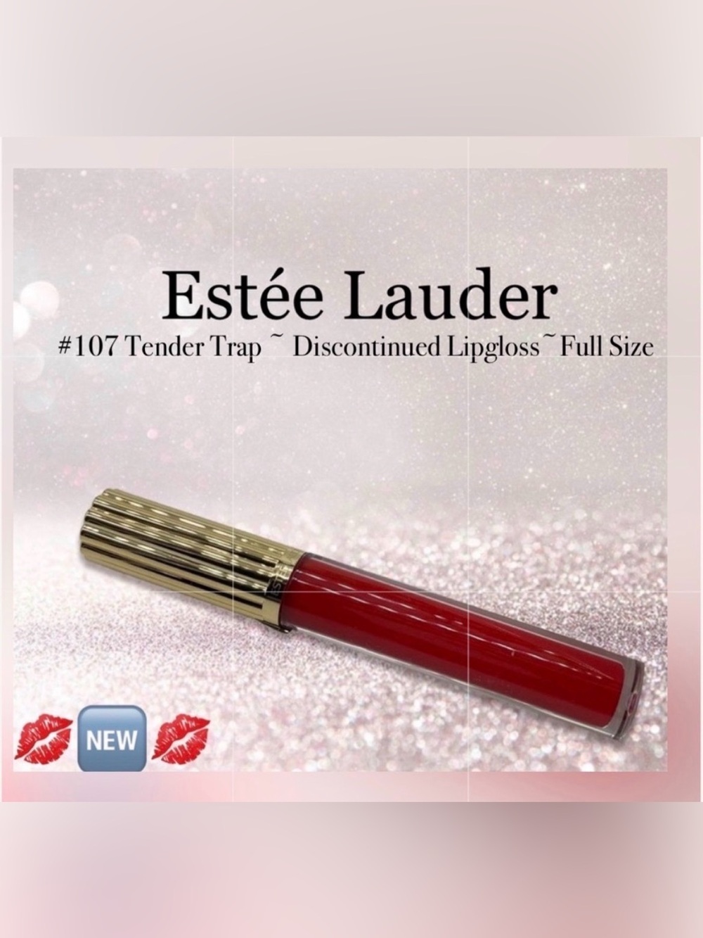 Estée Lauder’s #107 Tender Trap ~ Discontinued Lipgloss~Full Size  ~🆕~